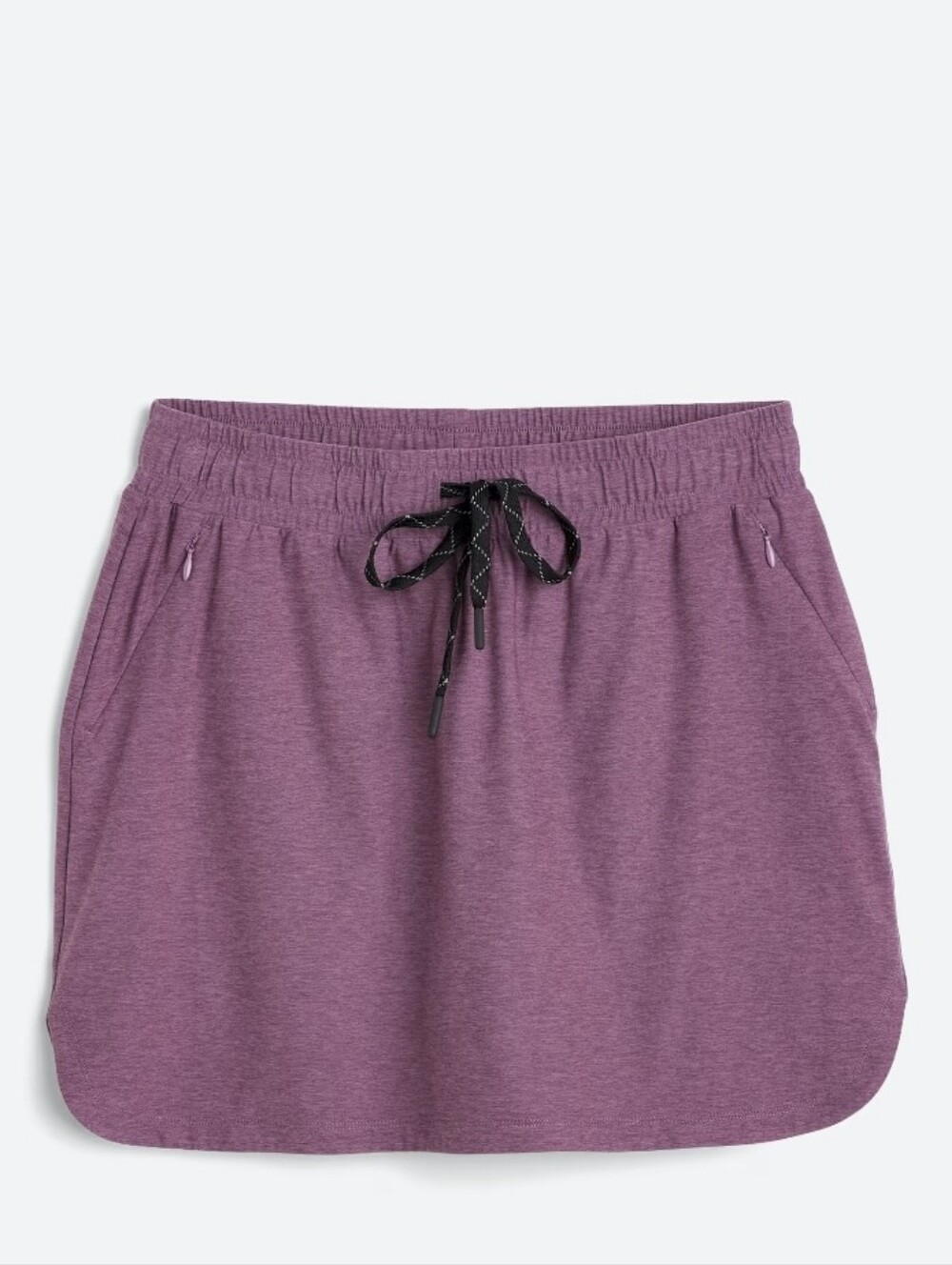 Women's Drawstring Active Skirt in Heather Purple